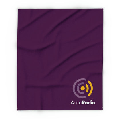 AccuRadio fleece blanket