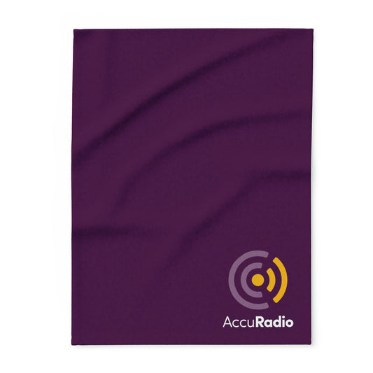 AccuRadio fleece blanket