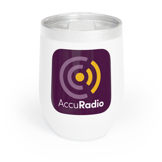 AccuRadio wine tumbler