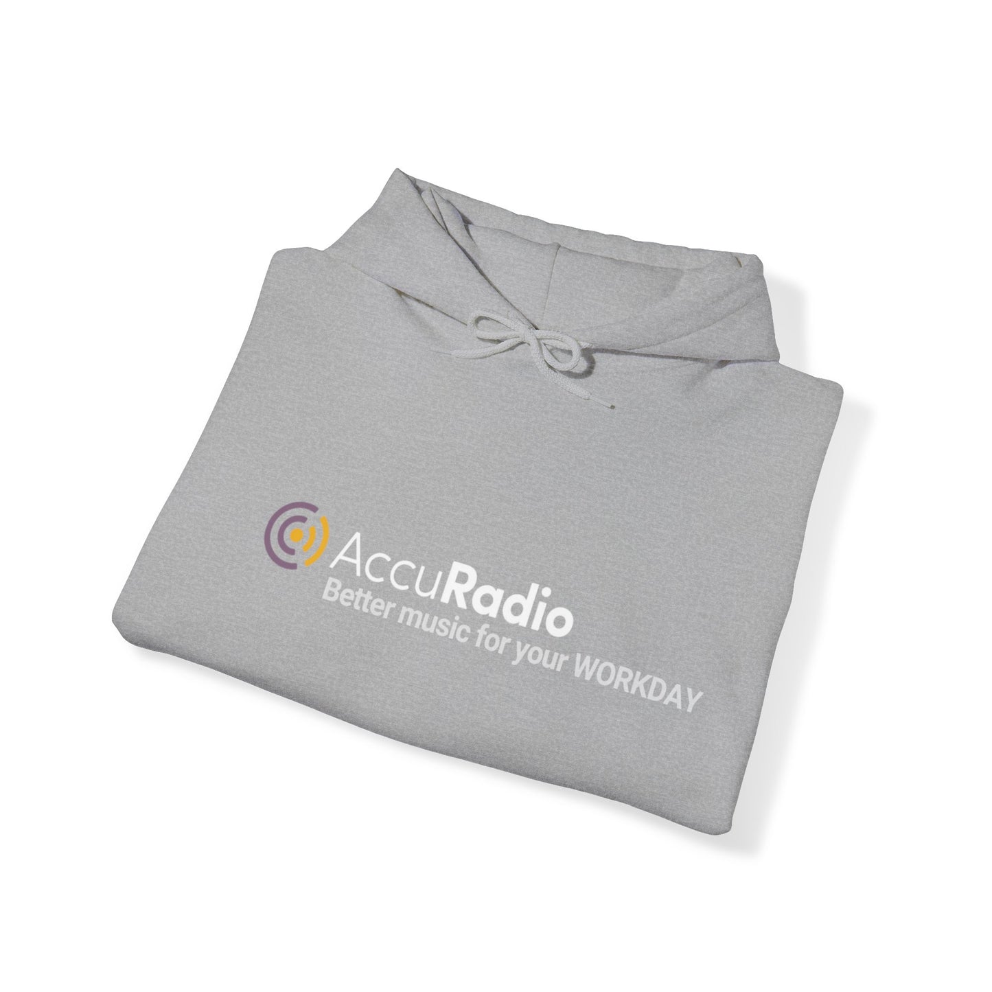 AccuRadio "Better music to your workday" unisex hoody