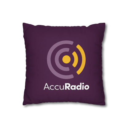 Classic AccuRadio square pillow case