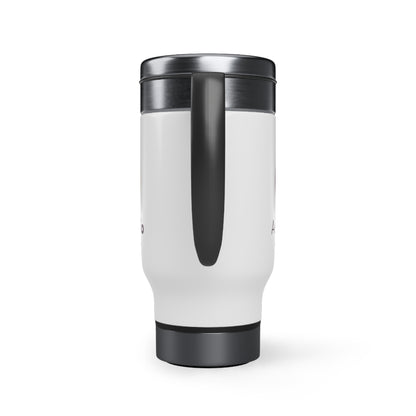 AccuRadio Stainless Steel Travel Mug with Handle