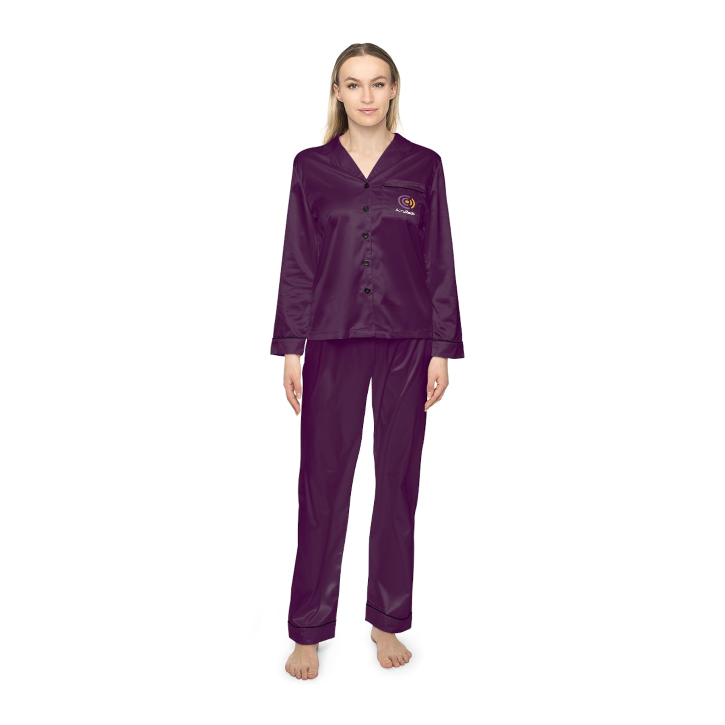 AccuRadio Classic Women's Satin Pajamas